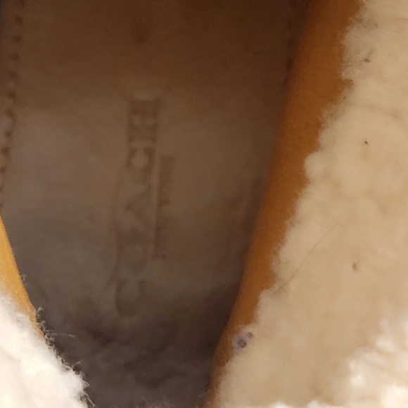Coach Urban Hiker Shearling Leather Platform Boots - Picture 9 of 9